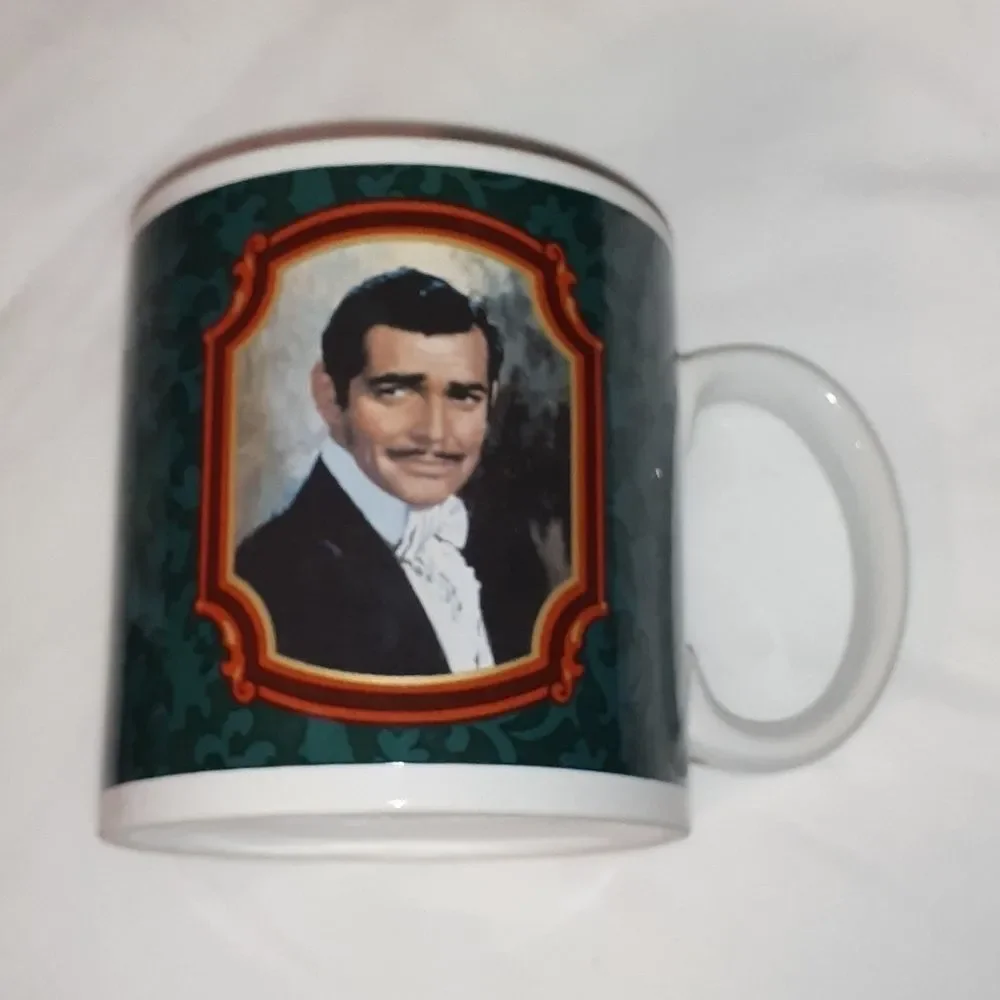 Vintage '89 Gone with the Wind Mugs Rhett Scarlett‎